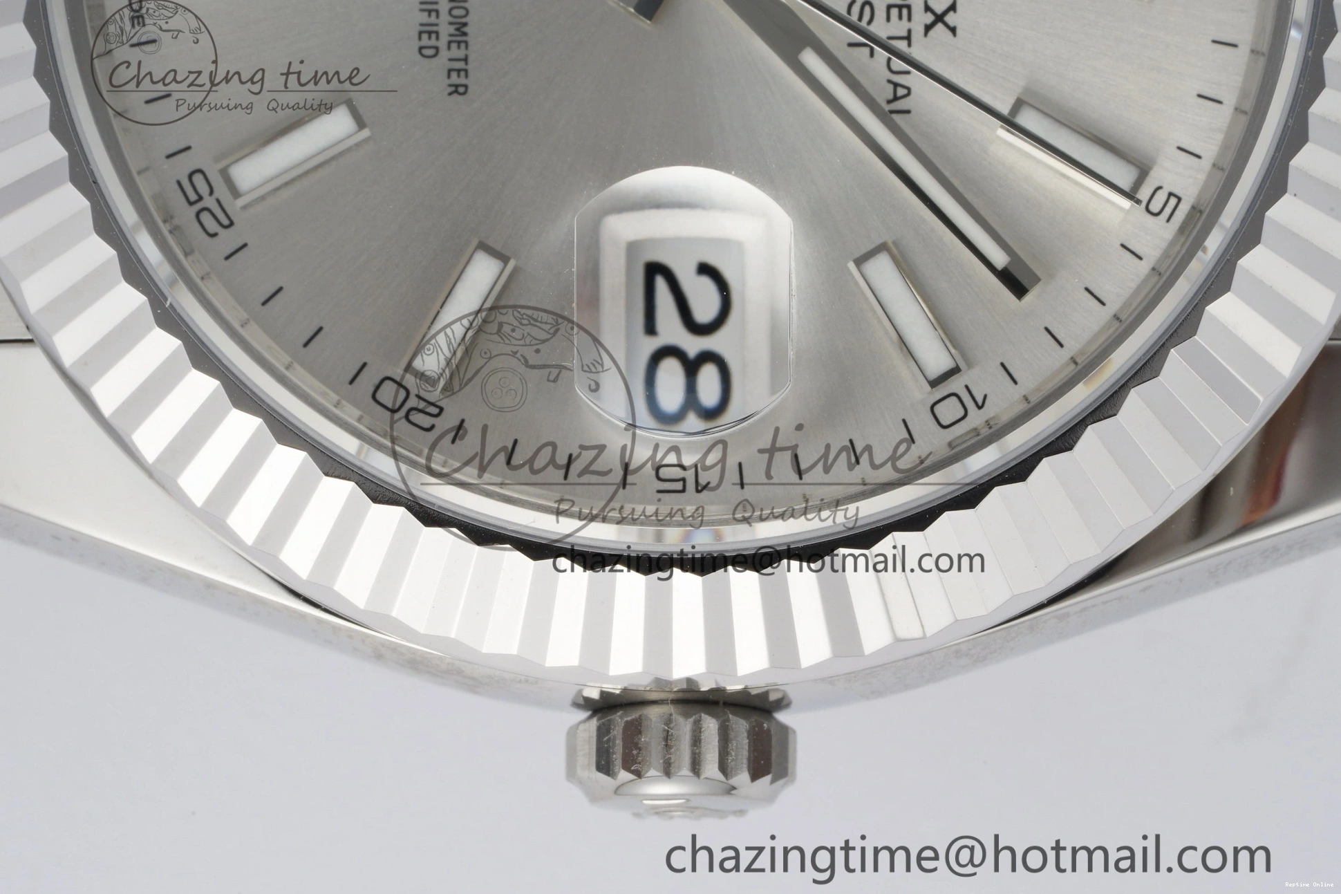 0404 DateJust 41 SS Fluted Bezel KING 1:1 Best Edition 904L Steel Silver Dial on Oyster Bracelet VR Sustainable 2222